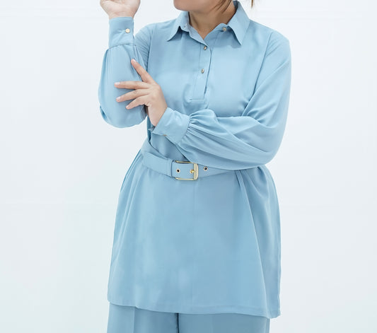 Pastel blue-Co-Ord Set
