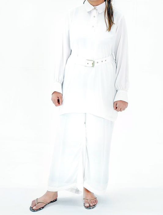 White-Co-Ord Set
