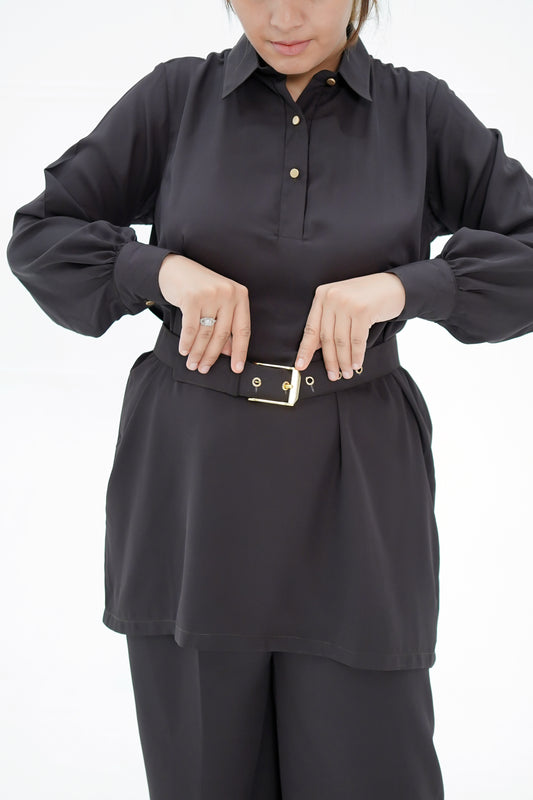 Chocolate Brown-Co-Ord Set