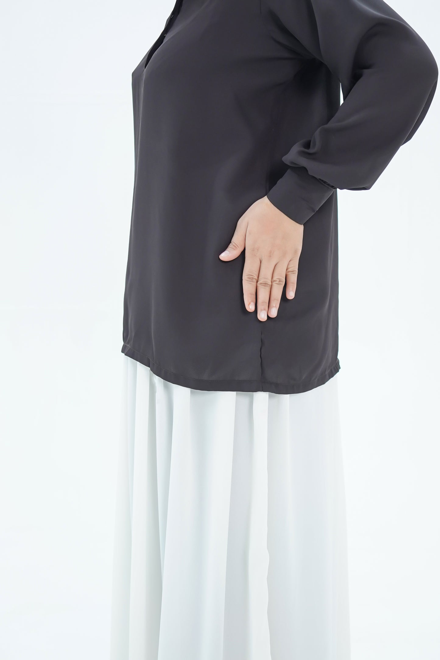 Chocolate Brown-Shirt & Skirt Set