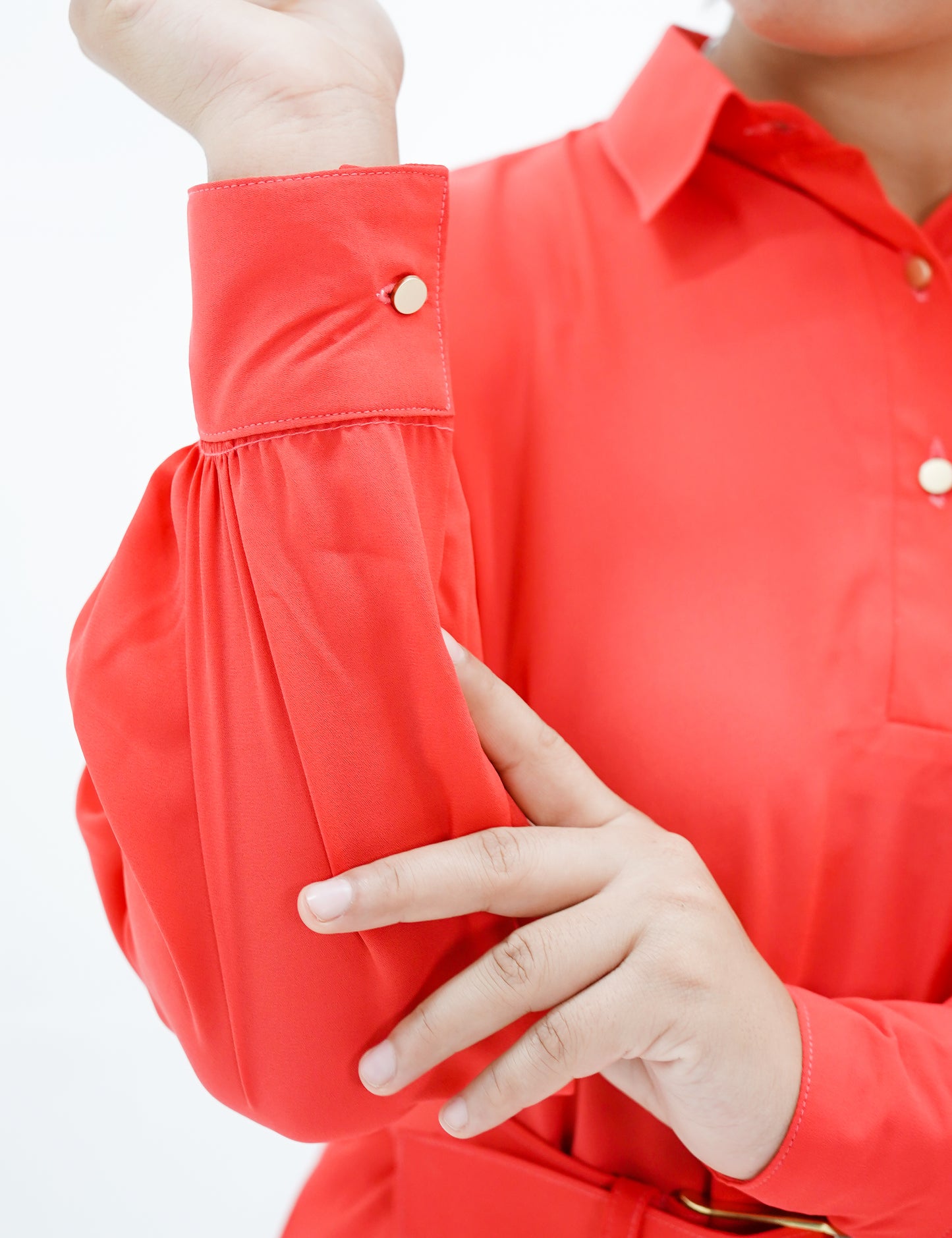 Coral Red-Co-Ord Set