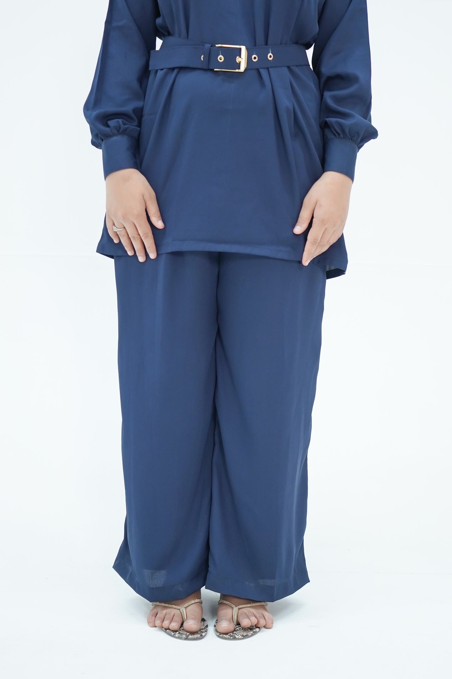 Navi Blue-Co-Ord Set